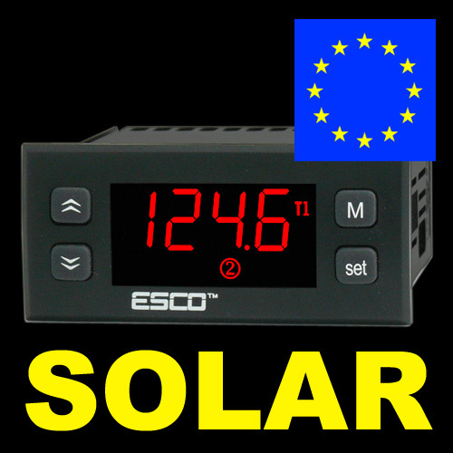 Regolazione solare acqua - solare, calda
