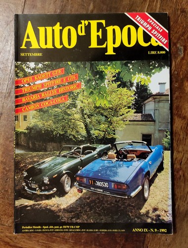 Triumph spitfire rivista auto - rivista,