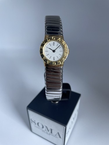 Bvlgari tubogas mini - mini, acciaio