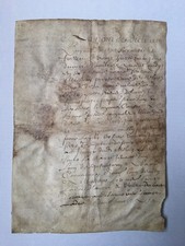 Manoscritto di un atto su