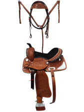 Sella pelle western barrel - pelle,