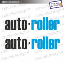 2 Adesivi plastificati anti UV per camper auto roller decals