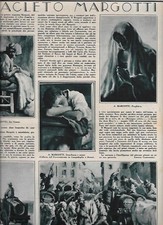 PITTORE ANACLETO MARGOTTI VENEZIA RIO NUOVO AMBROSIANA FAMILIA 20 1932