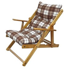 POLTRONA SEDIA RELAX SALOTTO TESSUTO IN LEGNO FAGGIO IMBOTTITA RECLINABILE 