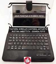ASUS FONEPAD 8 FE380CG K016 di usato in WIRELESS funziona da bianco nero vintage
