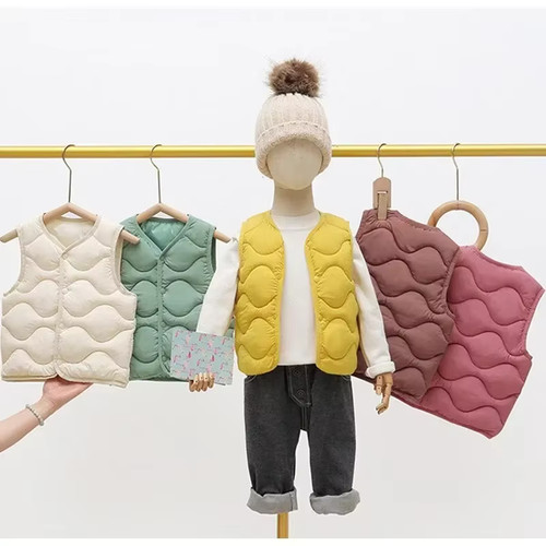 Gilet cotone caldo bambini - cotone,