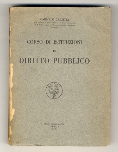 Corso istituzioni di - corso,