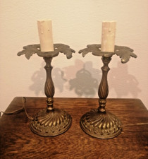 VECCHIA COPPIA LAMPADE IN