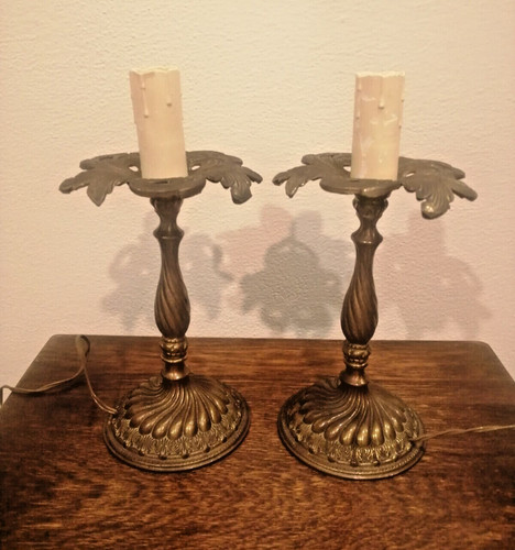 Vecchia coppia lampade - vecchia,