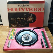 ROULETTE HOLLYWOOD  PLASTITALIA IL GIOCATTOLO GIOCO DA TAVOLO  COMPLETO
