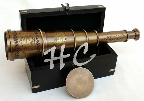Telescopio nave vintage - telescopio,