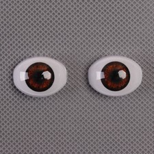 Occhi marroni mezzo ovale