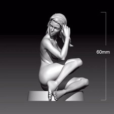 60mm resin figures model