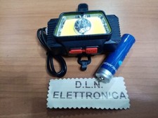 LUCI BICI ANTERIORE  A LED PER BICICLETTA FARO + 20 LED CON PILA RICARICABILE