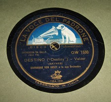 Disco Grammofono 78 Giri