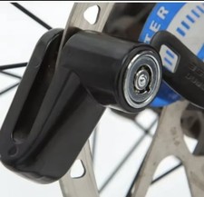 BLOCCADISCO BLOCCA DISCO MOTO MONOPATTINO SCOOTER BICI QUAD VIRO ANTIFURTO NERO