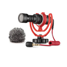 Rode Videomicro shock mount Adattatore supporto microfono Dead Cat Rycote Lyre