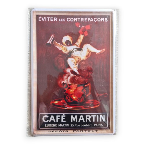 Insegna latta cafe martin - insegna,