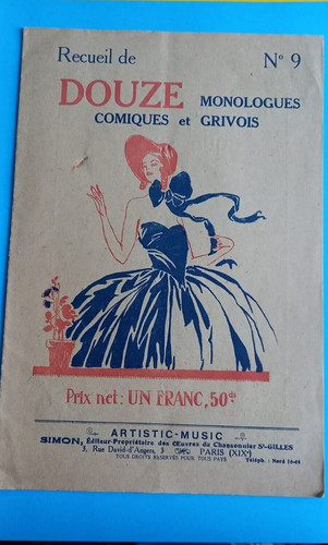 Recueil douze monologues - recueil,