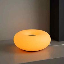 Lampe de chevet pour Table Années 60 Donut Orange Tactile LED USB