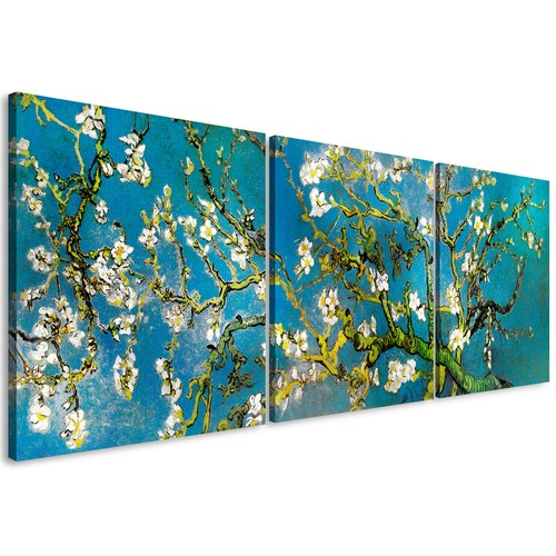 Mandorla gogh fiori astratti - gogh,