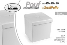 Pouf contenitore poggiapiedi - contenitore,