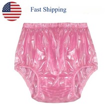 Pantalone plastica rosa adulto
