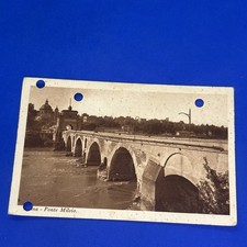 PONTE MILVIO - CARTOLINA PICCOLA BIANCO E NERO