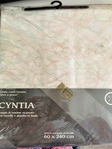 Coppia tendine tenda 60x240 - , cm