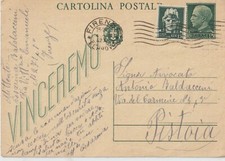 1942 15C SU INTERO POSTALE