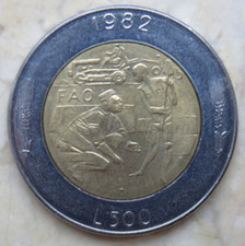 San Marino 500 lire 1982 KM#