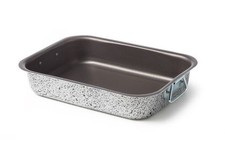 Teglia Antiaderente in Alluminio Rettangolare Sale e Pepe 35 cm