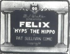 8mm B/W Cartoon Silent Film