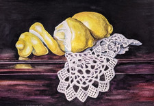 Quadro acquerello natura morta