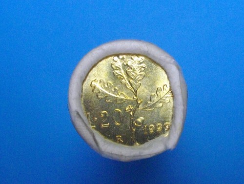 Rotolino lire 1999 raro - 20,