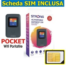 POCKET WIfi STRONG TASCABILE + SIM 200GB a 7,99€ al mese