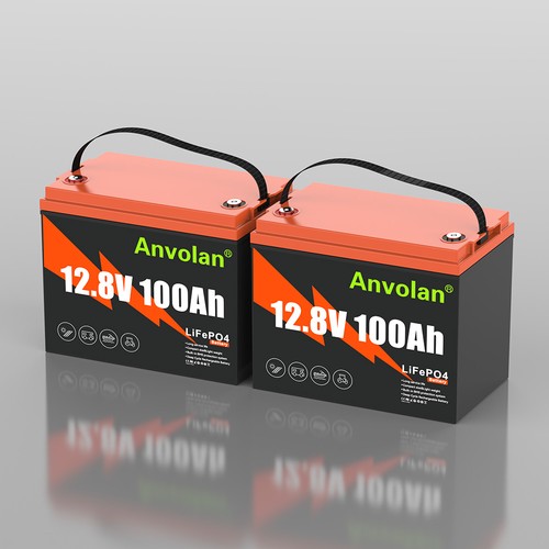 Batteria 2x12v 100ah - batteria, lifepo4