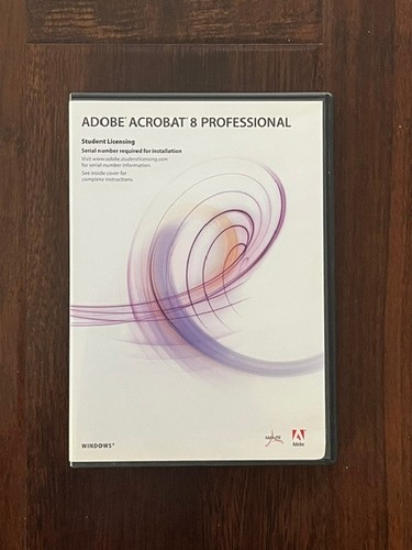 Adobe acrobat professional - acrobat, 8