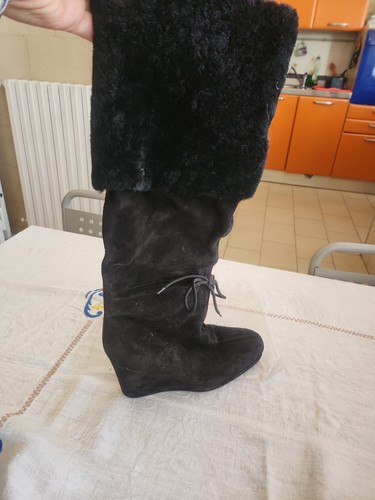 Stivali donna camoscio prada - stivali,