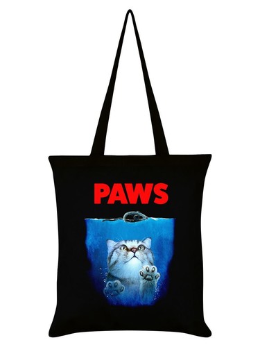 Borsa tote paws nera 38x42 - borsa,
