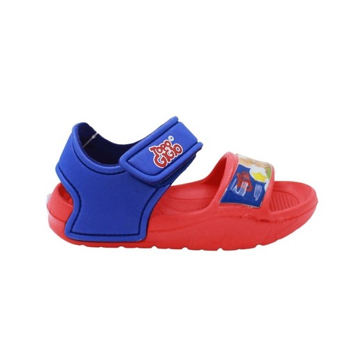 Sandalo mare topo gigio rosso - gigio,