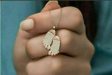 Set sopra pavè oro rosa 14