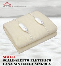 Scaldaletto Matrimoniale Scaldasonno Copri Materasso Caldo Elettrico  160 x 140