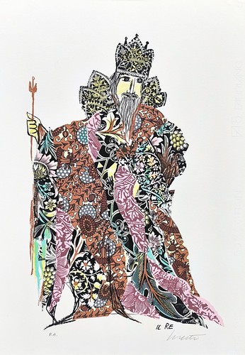 Emanuele luzzati serigrafia - emanuele, luzzati.
