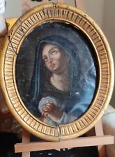 dipinto su tela madonna addolorata epoca fine 800 inizi 900