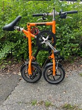 bicicletta NANOO colore arancione, come nuova