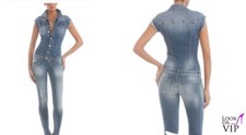 Tuta salopette jeans donna Met