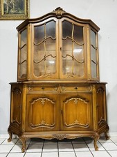 Örgü. Mobile stile Warrings Chippendale vetrina/armadio credenza legno vetro 1960