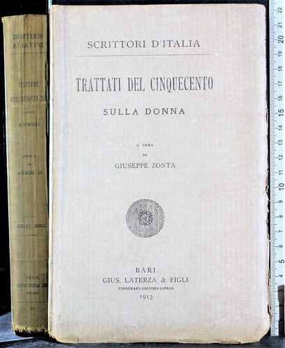 Trattati del cinquecento sulla - trattati,