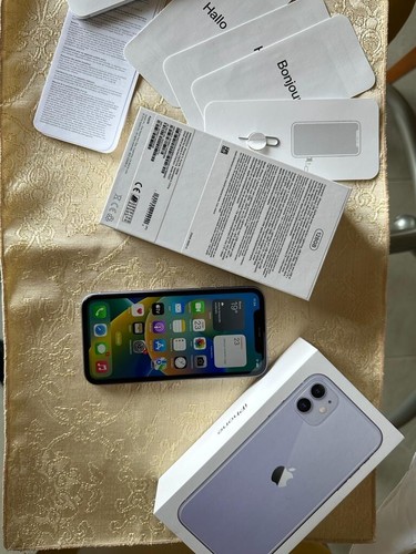 Iphone 128gb lilla - iphone,